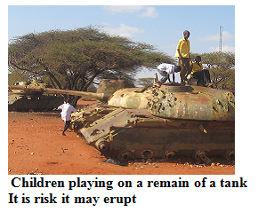 UXO Victim incident in Adado
